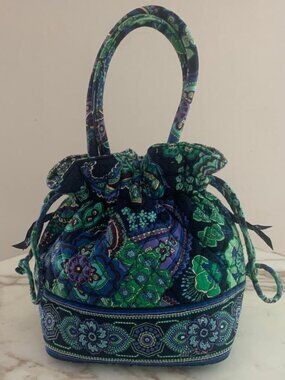 Vera Bradley Glenna Stachel - Blue Paisley Design